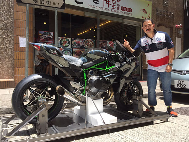 300匹kawasaki h2r香港开箱速报